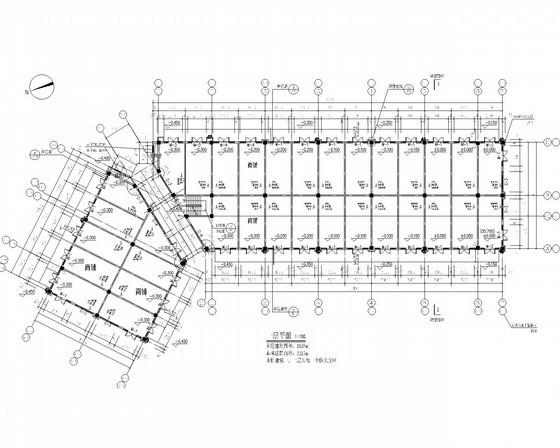 商贸物流中心2层沿街商铺建筑施工CAD图纸（现代风格） - 3