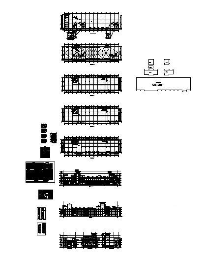 工业开发区研发展示中心配套商业建筑CAD图纸（钢筋混凝土结构框架剪力墙） - 3