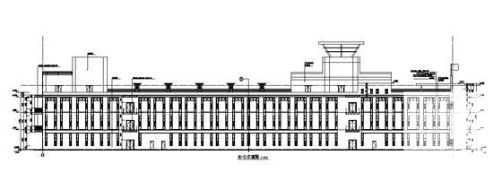 工业开发区研发展示中心配套商业建筑CAD图纸（钢筋混凝土结构框架剪力墙） - 4