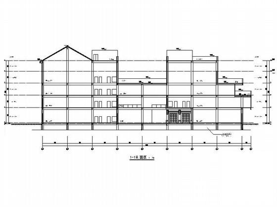 商业广场5层转角商业楼建筑CAD图纸（欧陆风格9320平方面积） - 2