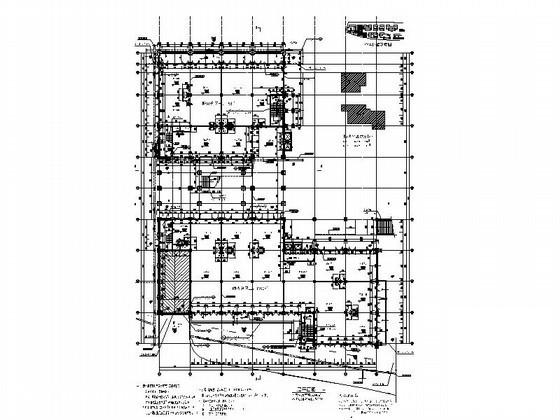 商业广场5层转角商业楼建筑CAD图纸（欧陆风格9320平方面积） - 3