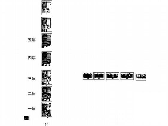 商业广场5层转角商业楼建筑CAD图纸（欧陆风格9320平方面积） - 5