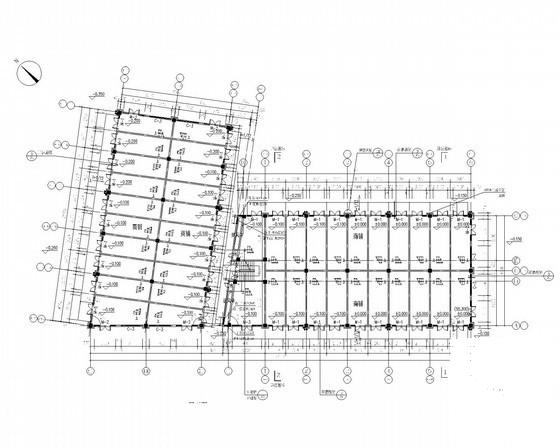 商贸物流中心2层沿街商铺现代风格建筑施工CAD图纸 - 3