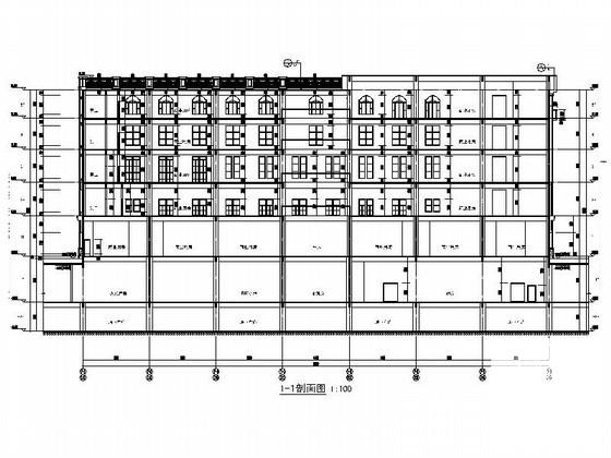 商业广场5层欧式商业建筑施工CAD图纸（欧陆风格） - 2