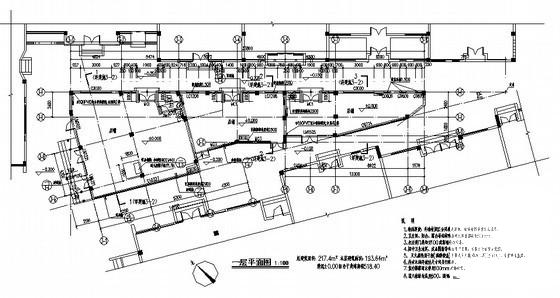洛带文化艺术村街区小镇住宅（3号楼）建筑CAD图纸 - 3
