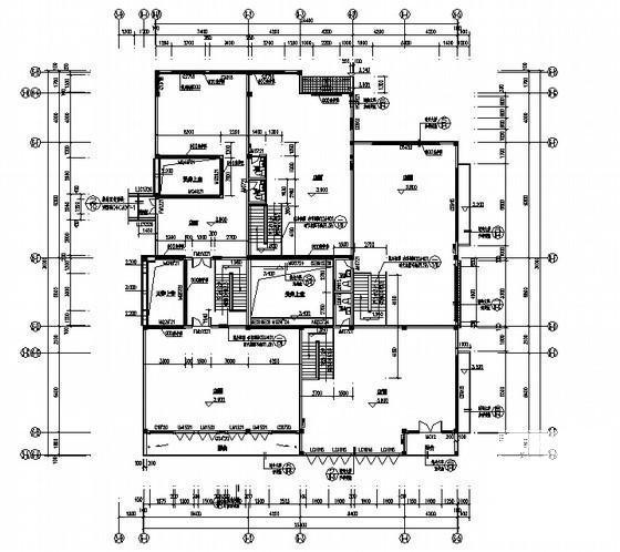 洛带文化艺术村街区小镇住宅（6号楼）建筑CAD图纸 - 3
