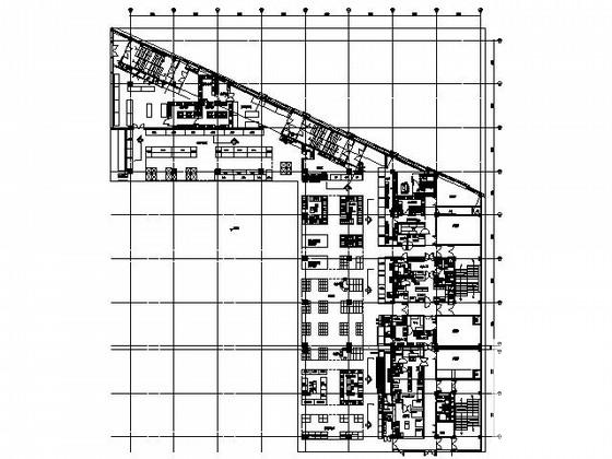 现代风格农贸市场海鲜区建筑CAD图纸 - 1