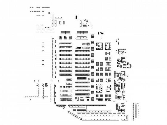 现代风格农贸市场海鲜区建筑CAD图纸 - 3