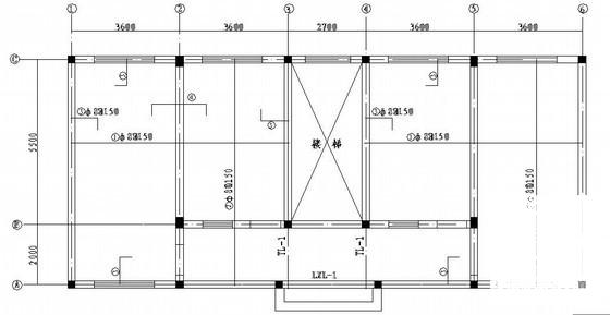 2层砖混结构办公楼结构施工图纸（8度抗震含建筑施工CAD图纸） - 2