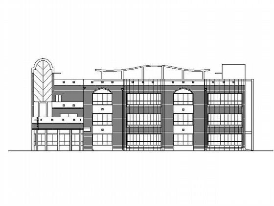 小学3层教学楼建筑扩初CAD图纸 - 1