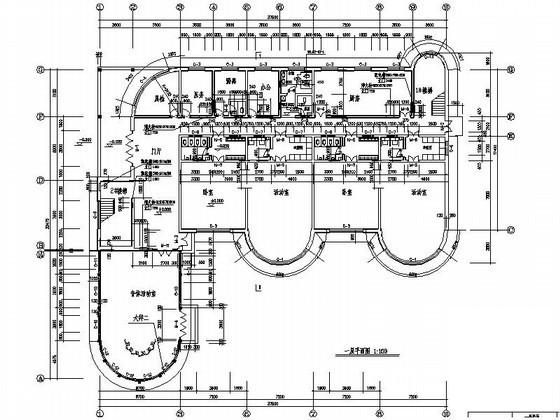 小学3层教学楼建筑扩初CAD图纸 - 3
