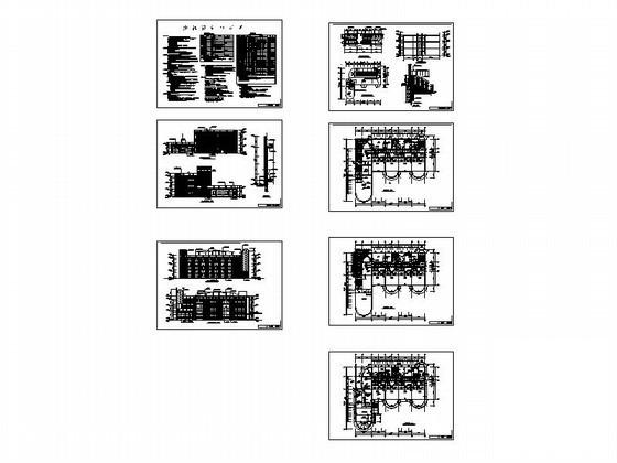 小学3层教学楼建筑扩初CAD图纸 - 4