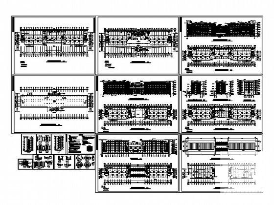 6层教学楼建筑CAD施工图纸 - 3