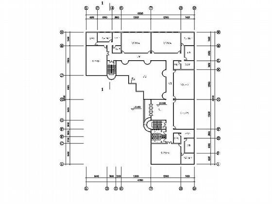 中学5层实验科技大楼建筑方案设计CAD图纸 - 3