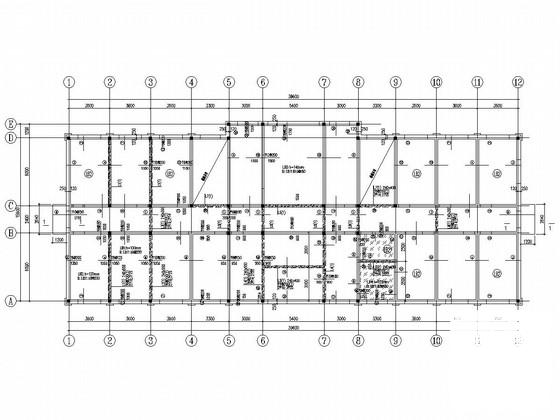 地上2层砖混结构办公楼结构CAD施工图纸 - 2