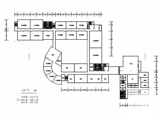 大学6层教学楼建筑方案设计图纸(平面图) - 3