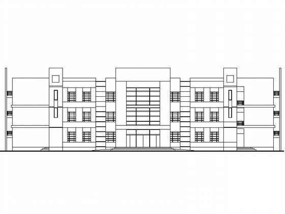 中学3层32班教学楼建筑方案设计图纸(平面图) - 1