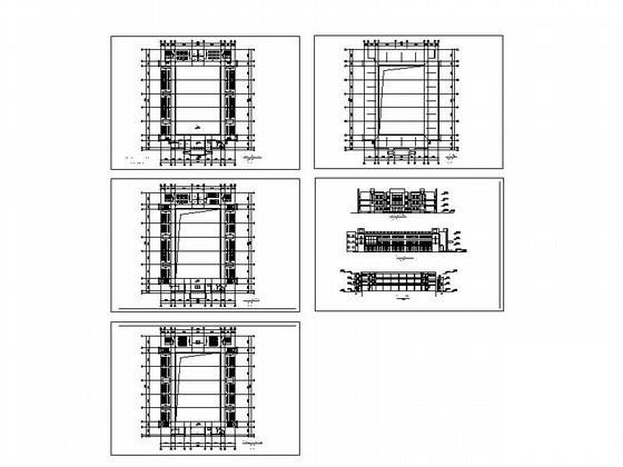 中学3层32班教学楼建筑方案设计图纸(平面图) - 4