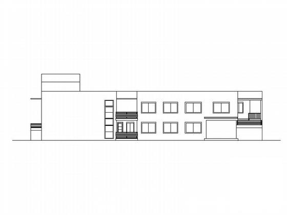 人民医院2层急诊楼建筑方案设计CAD图纸 - 1