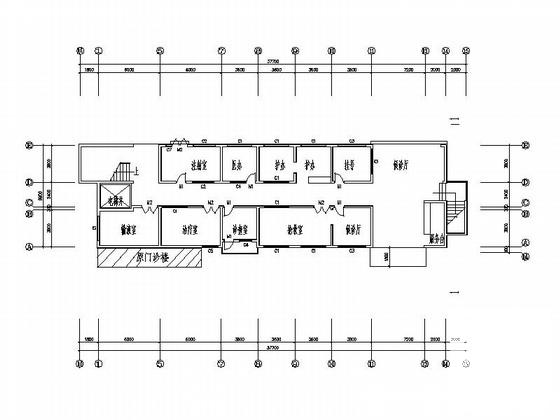 人民医院2层急诊楼建筑方案设计CAD图纸 - 3