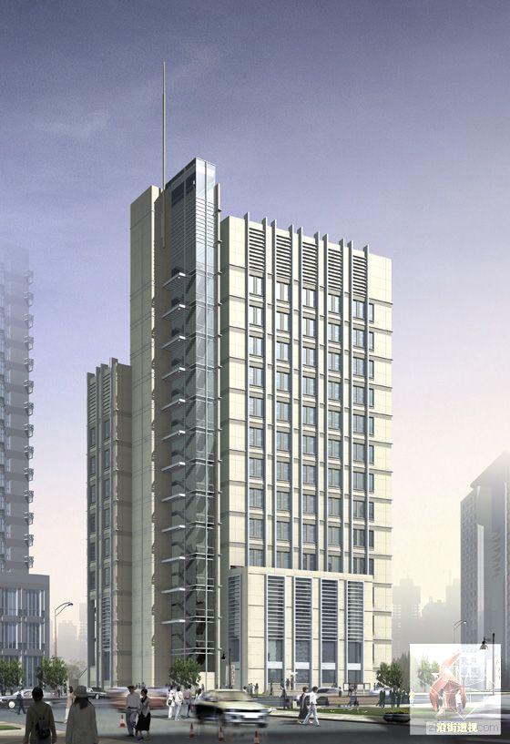 15层办公楼建筑CAD图纸（初设图纸、现代风格） - 4