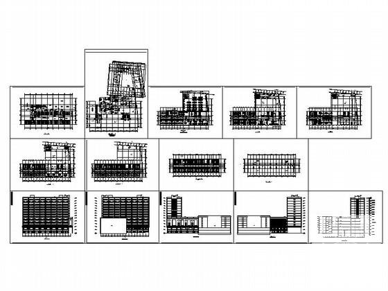 13层酒店建筑方案设计图纸(平面图) - 4