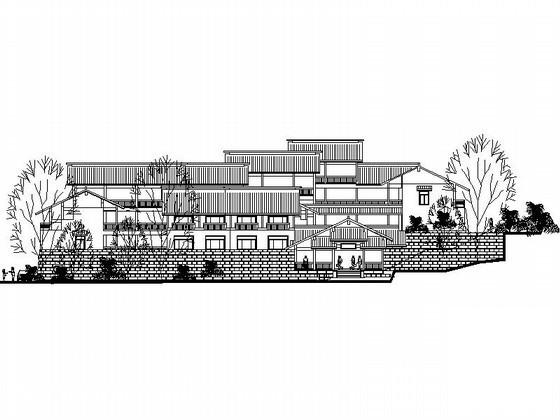 风景区度假山庄建筑方案设计图纸(平面图) - 1