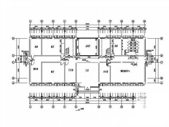 雨污水泵站调度指挥中心及附属用房建筑方案设计CAD图纸 - 3
