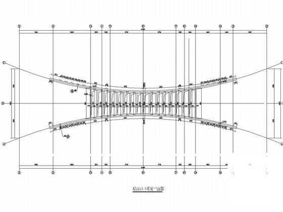砖混结构职教中心主次大门结构CAD施工图纸（建筑图纸） - 5