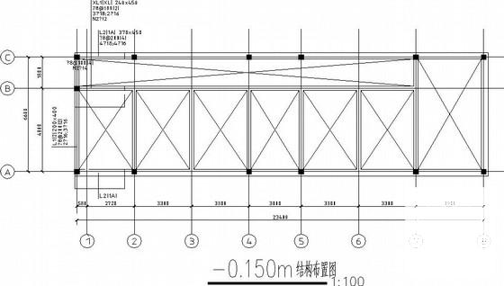 3层砖混公寓扩建建筑结构CAD施工图纸 - 3