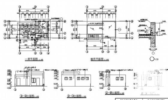 公共厕所建筑套CAD图纸 - 3