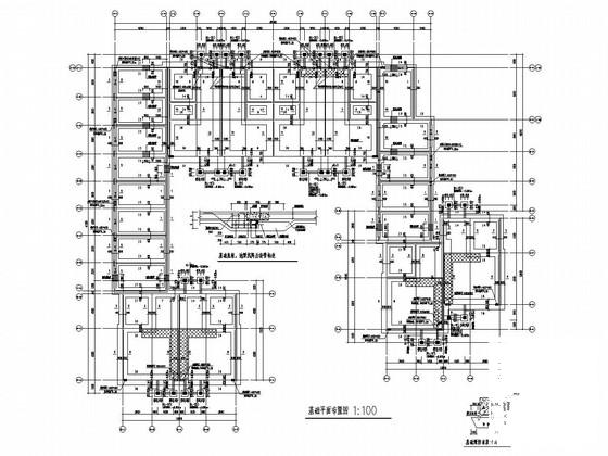 地上3层砌体结构住宅楼结构CAD施工图纸（6度抗震）(柱下独立基础) - 1