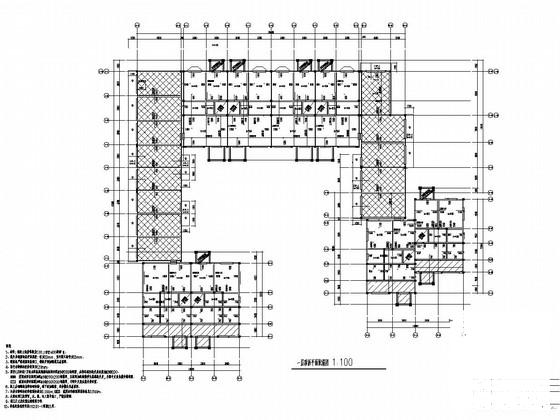 地上3层砌体结构住宅楼结构CAD施工图纸（6度抗震）(柱下独立基础) - 3