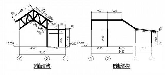 山地高脚木结构别墅结构CAD施工图纸(电气设计说明) - 2