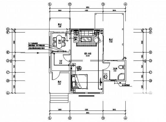 山地高脚木结构别墅结构CAD施工图纸(电气设计说明) - 3