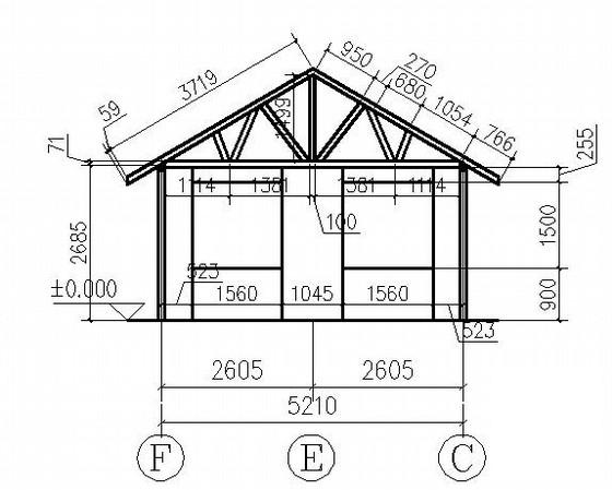 山地高脚木结构别墅结构CAD施工图纸(电气设计说明) - 4