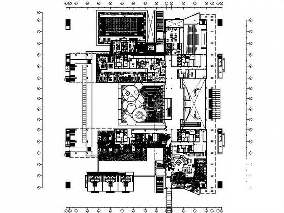 17层洲际大酒店建筑方案设计图纸(平面图) - 3