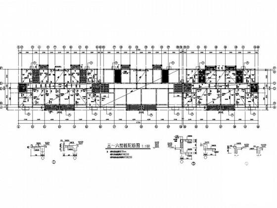 6层带半地下室砖混结构住宅楼结构CAD施工图纸 - 3