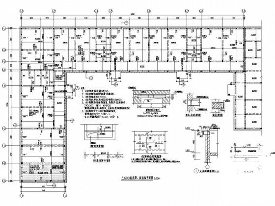 砖混结构校园幼儿园结构CAD施工图纸（建筑图纸） - 3
