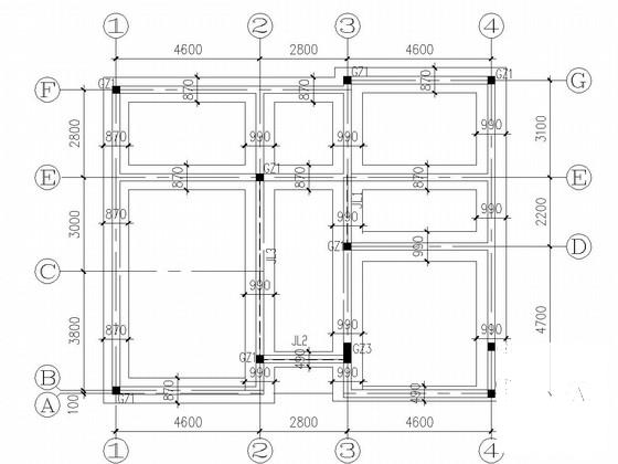 2层砌体结构别墅结构CAD施工图纸（建施） - 4