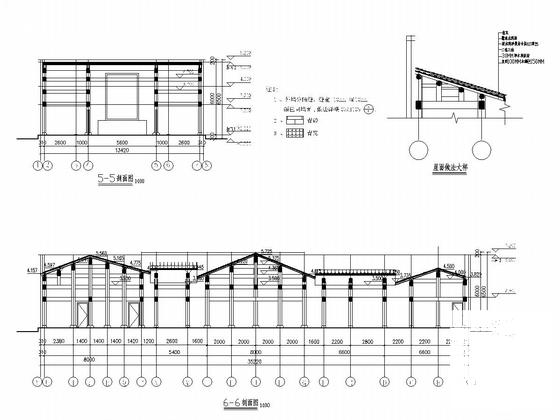 砖木混合结构仿古祠堂结构CAD施工图纸（建筑图纸） - 4