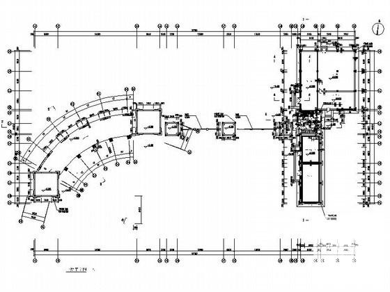 居住区欧式大门建筑CAD施工图纸（23张） - 3