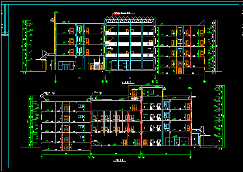 12套酒店宾馆建筑设计CAD图纸（内部布置） - 2