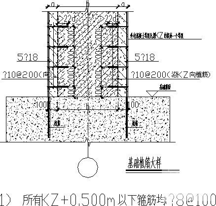 架空阁楼局部加层结构CAD施工图纸（6度抗震）(平面布置图) - 3