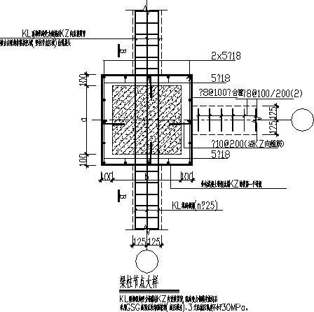 架空阁楼局部加层结构CAD施工图纸（6度抗震）(平面布置图) - 4