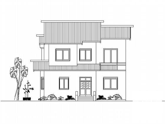 2层新农村住宅楼方案设计图纸（10.2x9.6米）(平面图) - 1