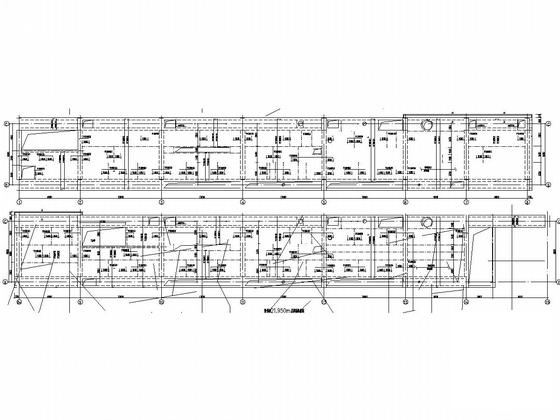 钢混组合结构除氧煤仓间结构CAD施工图纸（7度抗震） - 4