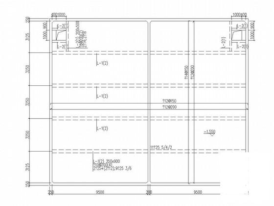 特种结构景观水池结构CAD施工图纸(板配筋图) - 3