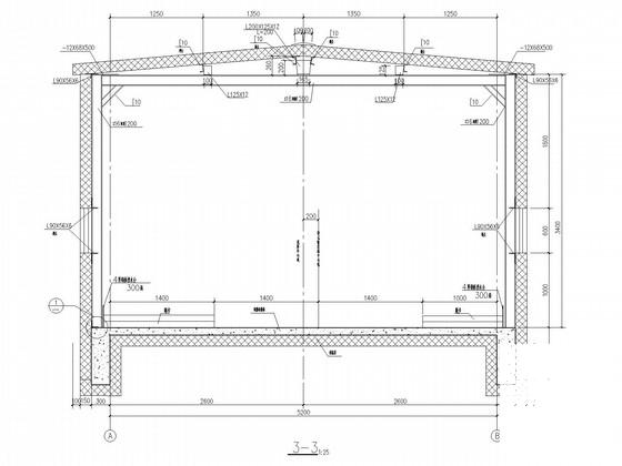 汽车装车带式输送机栈桥结构CAD施工图纸(梁平法配筋图) - 3