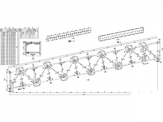 汽车装车带式输送机栈桥结构CAD施工图纸(梁平法配筋图) - 4